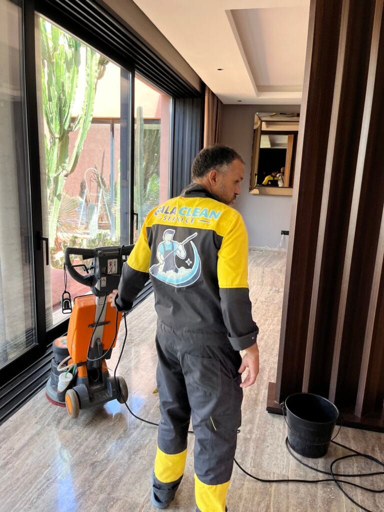 Nettoyage fin de chantier Marrakech - Équipe Gala Clean Service